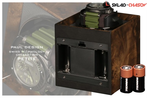 Шкатулка для подзавода 1-х часов Petite1-DB-K фото фото 3