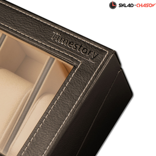 Шкатулка для хранения 5-ти часов Leather 05BW фото фото 5