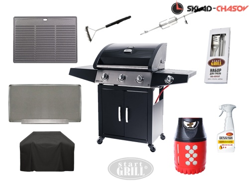 Комплект-стандарт: Газовый гриль Esprit-31B SG и инструменты фото