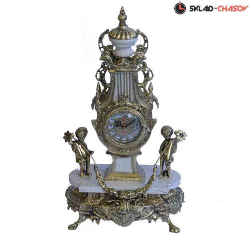 Бронзовые часы RB Два ангела БМ фото фото 2