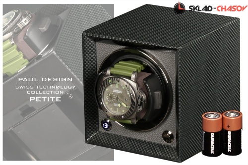 Шкатулка для подзавода 1-х часов Petite1-CF-K фото фото 4