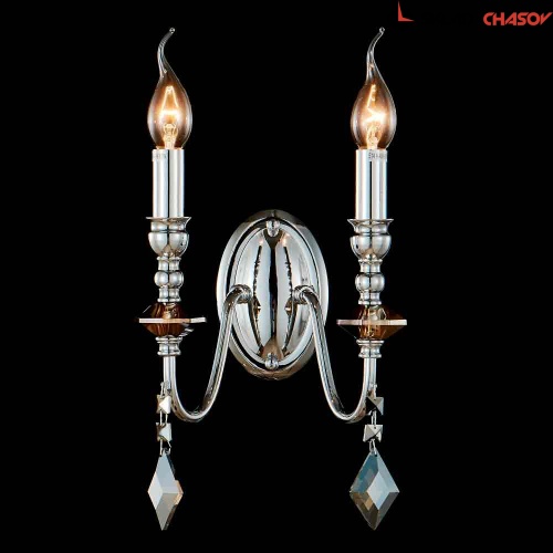 Бра Crystal Lux MERCEDES AP2 CHROME/SMOKE фото фото 2