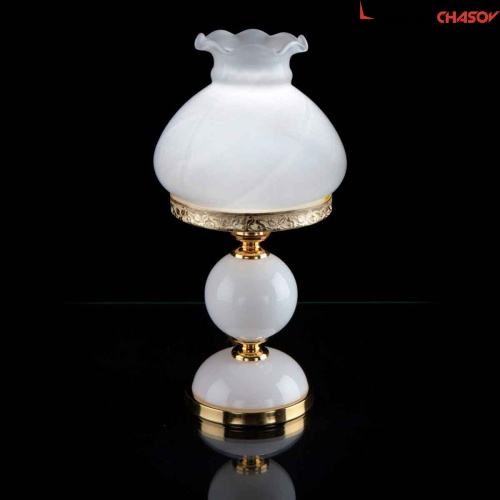 Светильник настольный Elite Bohemia S 422/1/00 Opal Pt фото