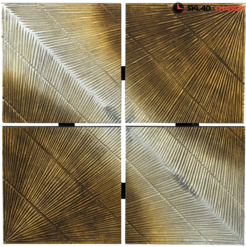 Дизайнерское панно "Золотые лучи" фото фото 4