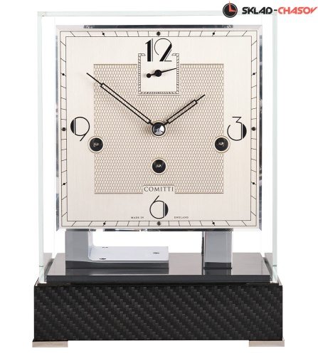 Часы настольные COMITTI The Stratford Carbon C4627TCH-CH фото