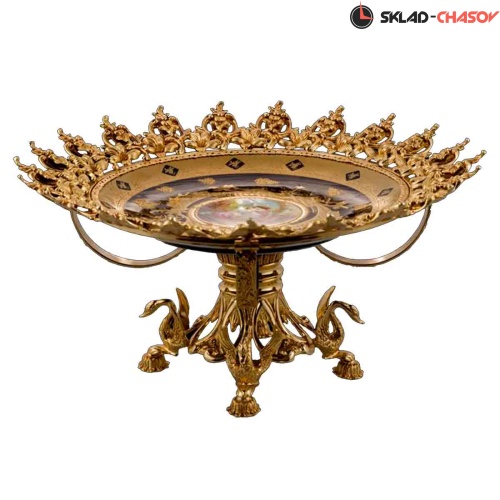 Бронзовая ваза Lampa B326 Cobalt фото