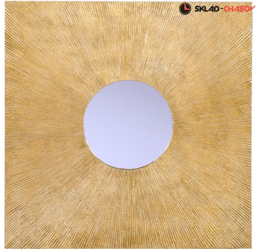 Панно золотое квадратное "Магия круга" фото