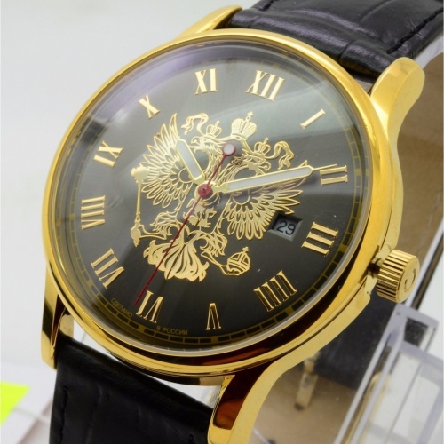 Кварцевые Слава "Традиция" логотип Герб РФ 1409730/2115-300 фото фото 4