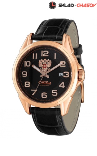 Механические с автоподзаводом Слава "Традиция" логотип Герб РФ 1613840/300-8215 фото