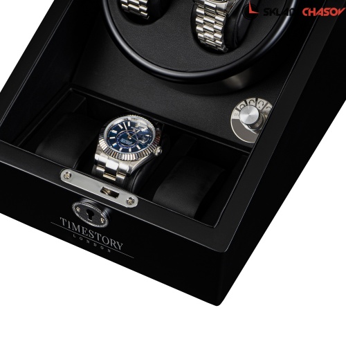 Шкатулка для автоподзавода 2-х часов ACTON 02DBB фото фото 3