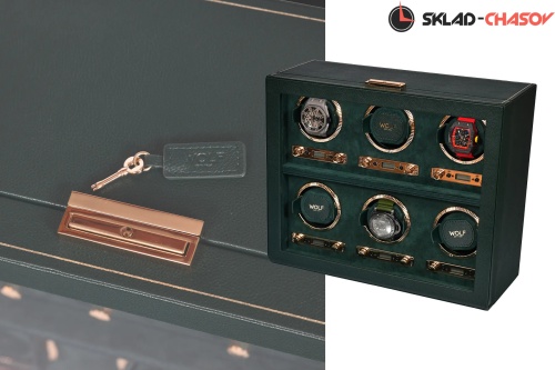 Шкатулка для автоподзавода 6-ти часов Wolf 792441 фото фото 2