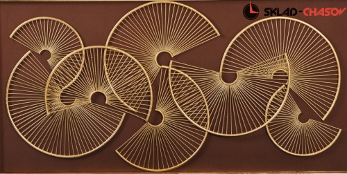 Панно золотистое "Волшебные измерения" фото фото 3