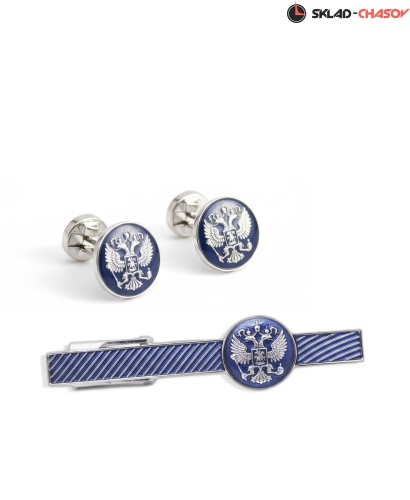 Запонки и Зажим для галстука "Президент" 55803-558003кк фото