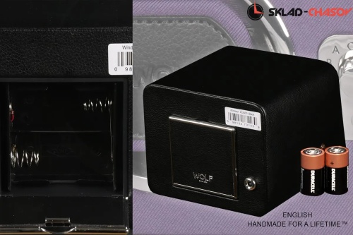 Шкатулка для автоподзавода 1-х часов Wolf 452403 фото фото 2