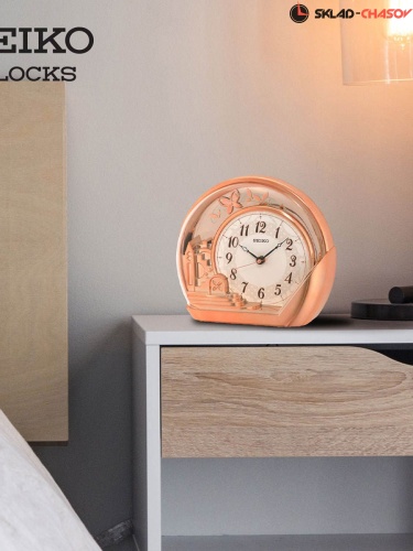 Часы настольные Seiko QXN232P фото фото 2