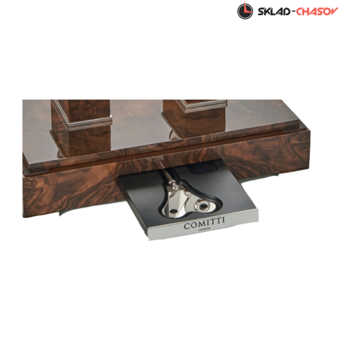 Часы настольные COMITTI RHODIUM PLATED NAVIGATOR S5276S фото фото 5