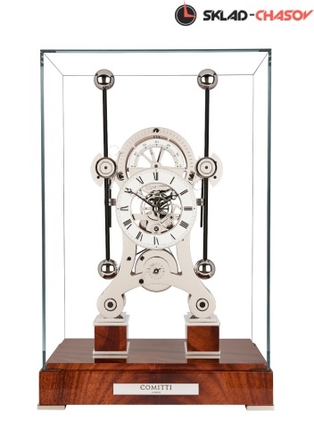 Часы настольные COMITTI RHODIUM PLATED NAVIGATOR S5076S фото