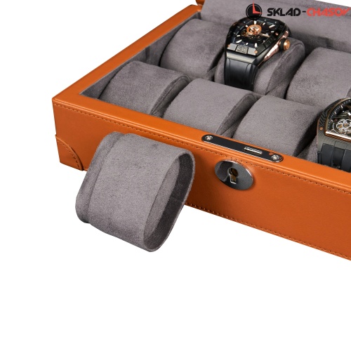 Шкатулка для хранения 10-ти часов 10BRGR-W фото фото 3