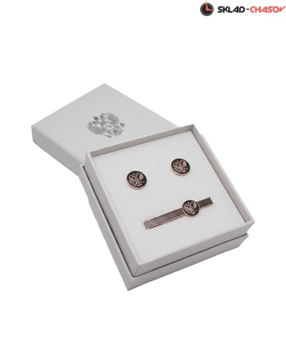 Запонки и Зажим для галстука "Президент" 55894-558094кк фото фото 2