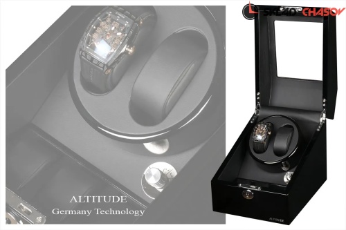 Шкатулка для автоподзавода 2-x часов C1704-BB фото фото 3