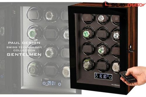 Шикарная шкатулка для автоподзавода 12 часов Gentlemen 12 MAC N фото фото 7