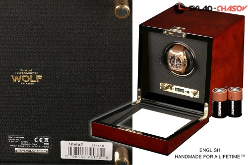 Шкатулка для автоподзавода 1-х часов Wolf 454410 фото фото 5