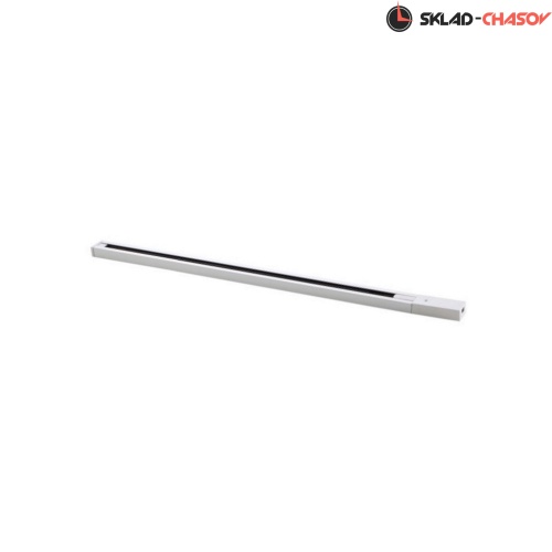 Шинопровод однофазный с питанием и заглушкой Crystal Lux CLT 0.11 01 L1000 WH фото