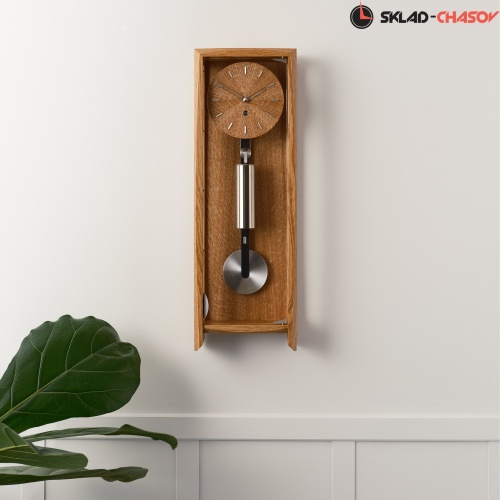 Часы настенные COMITTI THE FROXFIELD WALL CLOCK IN NATURAL OAK C3815TP фото