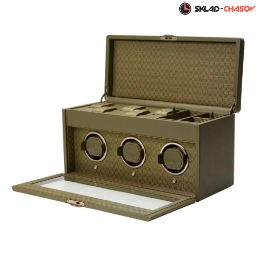 Шкатулка для автоподзавода 3-х часов WOLF 190541 фото фото 3