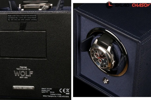 Шкатулка для автоподзавода 1-х часов Wolf 455217 фото фото 6