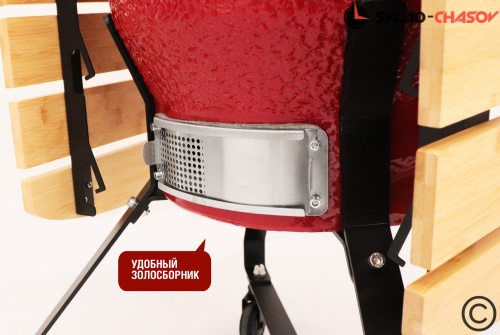 Керамический гриль SG18 PRO 45 см / 18 дюймов (красный) фото фото 7