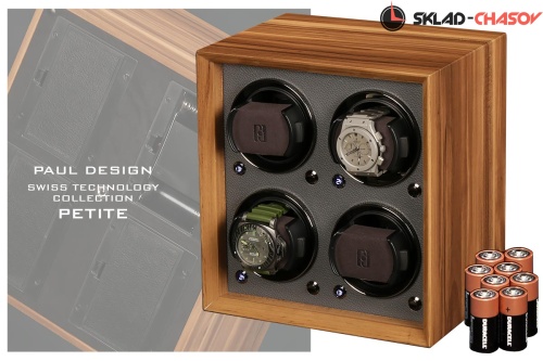 Шкатулка для подзавода 4 часов Petite4-WAL-K фото фото 2