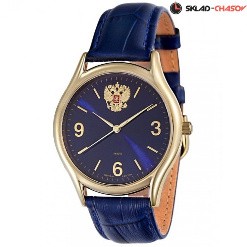 Кварцевые Слава "Премьер" логотип Герб РФ 1569815/300-2036 фото фото 2