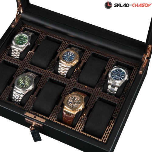 Шкатулка для хранения 10-ти часов Wolf 488116 фото фото 7