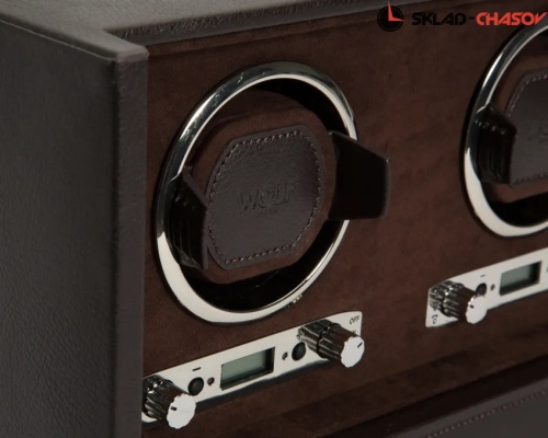 Шкатулка для автоподзавода 2-х часов Wolf 460706 фото фото 3