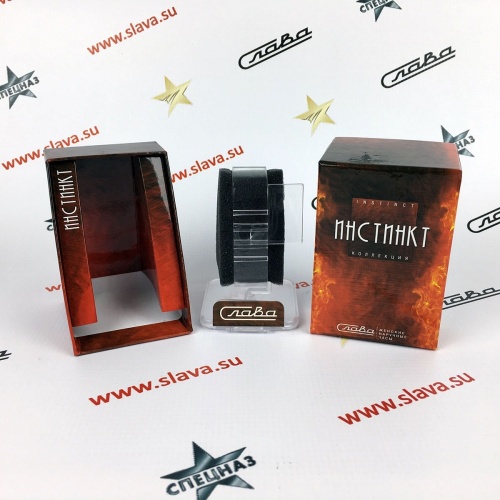 Кварцевые Слава "Инстинкт" логотип 6144149/2035 фото фото 3