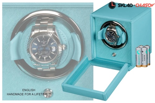 Шкатулка для автоподзавода 1-х часов Wolf 461124 фото фото 4