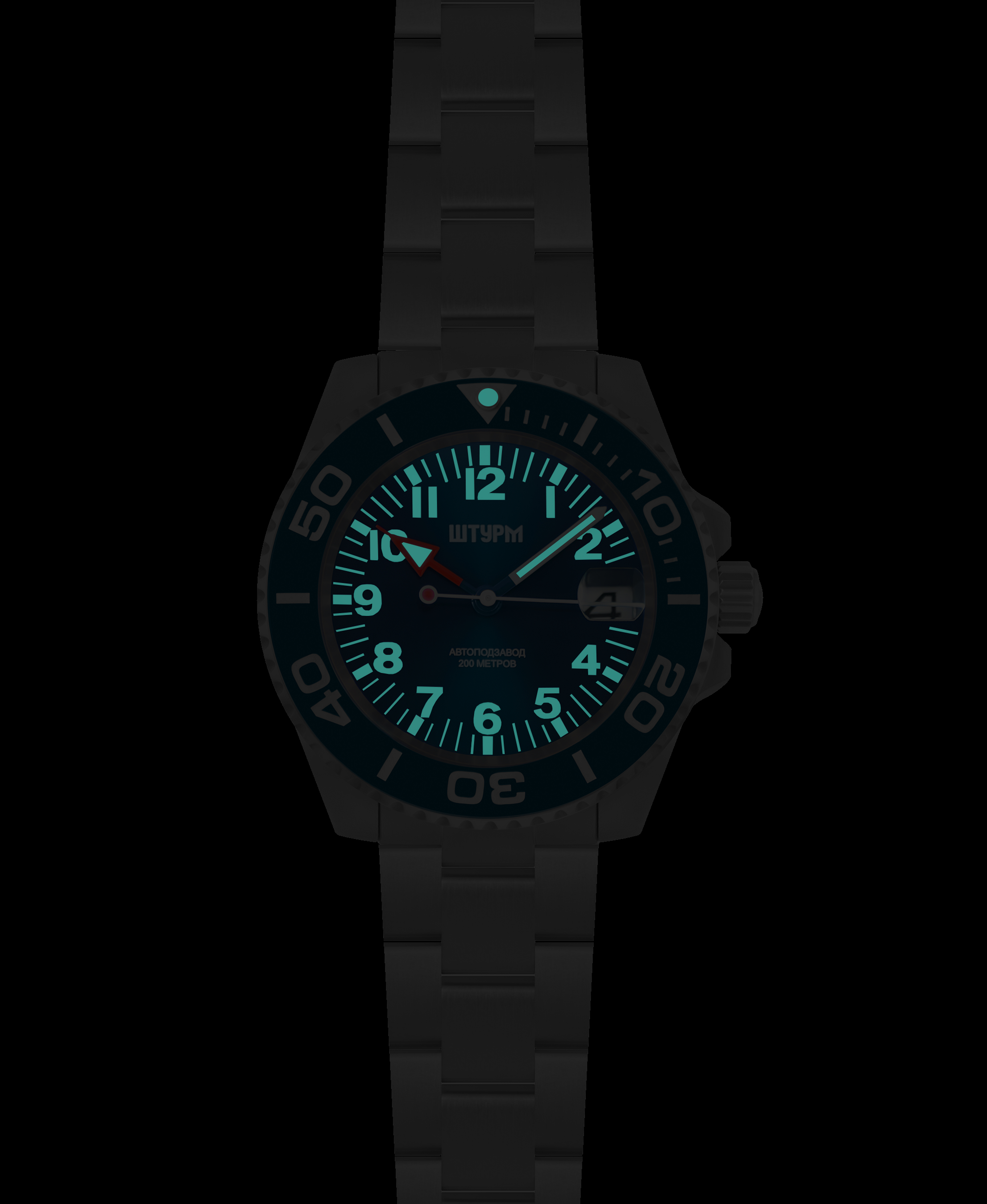 Часы "ШТУРМ" 75967453кк на браслете механические фото фото 9