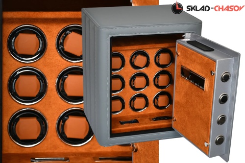 Сейф для хранения и автоподзавода 9-ти часов Victory Exclusive 09GR фото фото 5