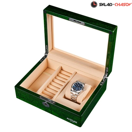Шкатулка для 1-х часов и украшений Altitude 106GEC фото фото 4