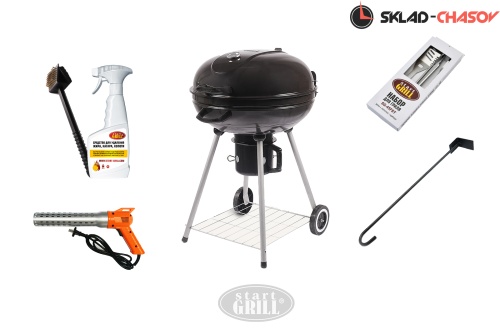Гриль угольный BISON SG в комплекте с инструментами (минимум) фото