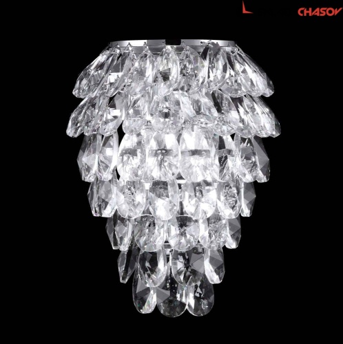 Бра Crystal Lux CHARME AP3 CHROME/TRANSPARENT фото