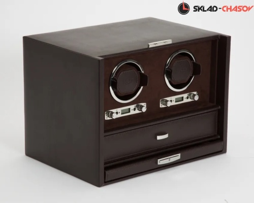 Шкатулка для автоподзавода 2-х часов Wolf 460706 фото фото 2