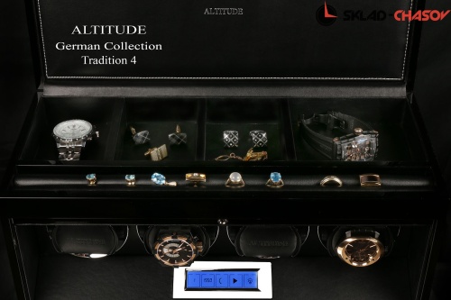 Шкатулка для подзавода 4-x часов. Венге. Коллекция TRADITION фото фото 4