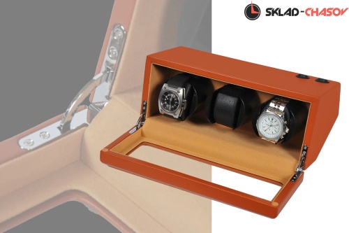 Шкатулка для автоподзаводом для 3-х часов T1300-BR фото фото 5