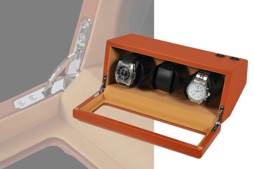 Шкатулка для автоподзаводом для 3-х часов T1300-BR фото фото 5