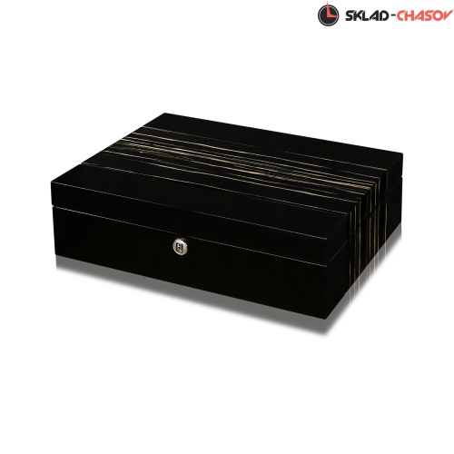 Изысканная шкатулка для хранения 10 наручных часов GentlemenBox10BS фото