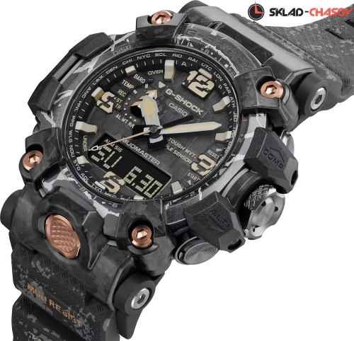 Японские наручные часы Casio G-SHOCK GWG-2000CR-1A с хронографом фото фото 3