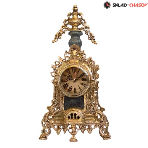 Бронзовые часы с канделябрами  Real Bronze Cont Nefrit фото фото 2