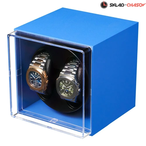Шкатулка для автоподзавода 2-х часов Altitude A2Blue-PLC фото